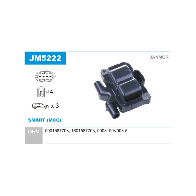 Bobine d'allumage JANMOR JM5222