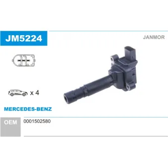 Bobine d'allumage JANMOR JM5224