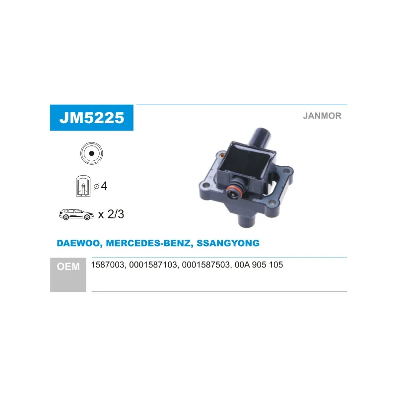 Bobine d'allumage JANMOR JM5225