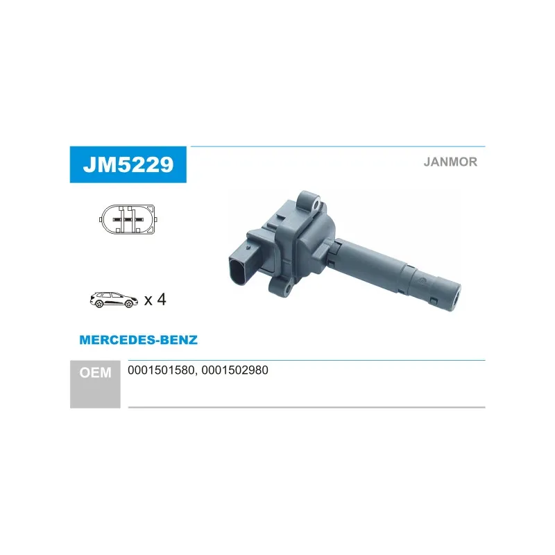 Bobine d'allumage JANMOR JM5229