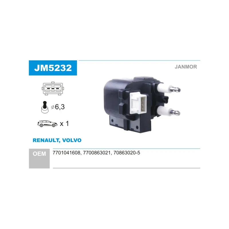 Bobine d'allumage JANMOR JM5232
