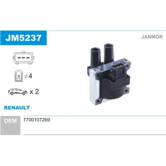 Bobine d'allumage JANMOR JM5237