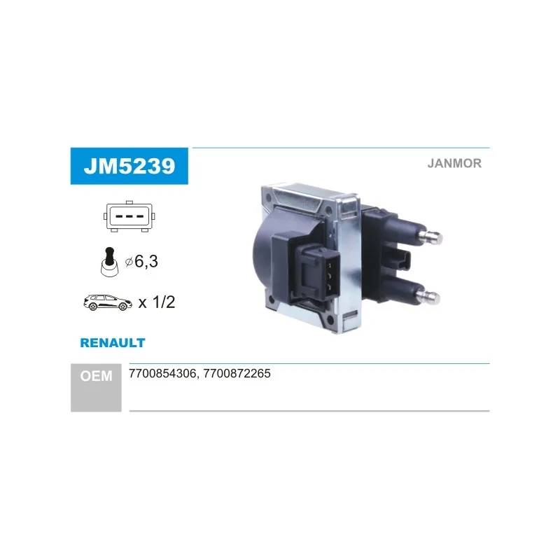 Bobine d'allumage JANMOR JM5239