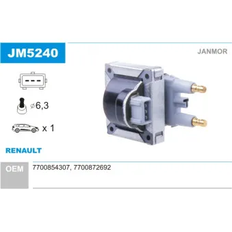 Bobine d'allumage JANMOR JM5240