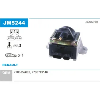 Bobine d'allumage JANMOR JM5244