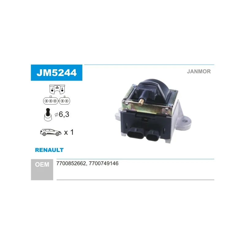 Bobine d'allumage JANMOR JM5244