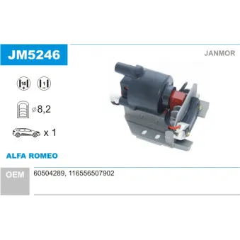 Bobine d'allumage JANMOR JM5246