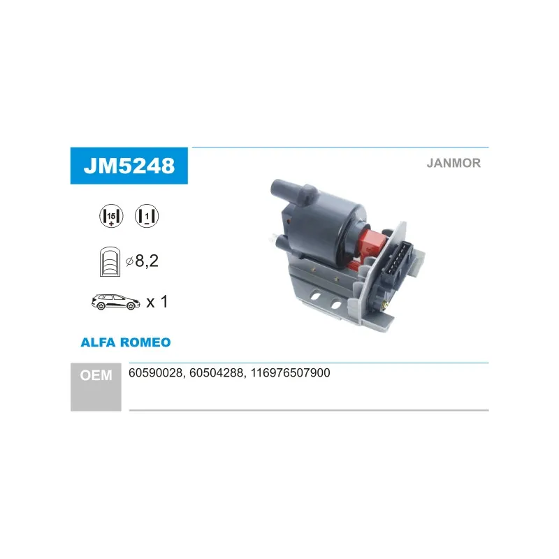 Bobine d'allumage JANMOR JM5248