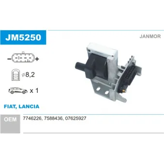 Bobine d'allumage JANMOR JM5250