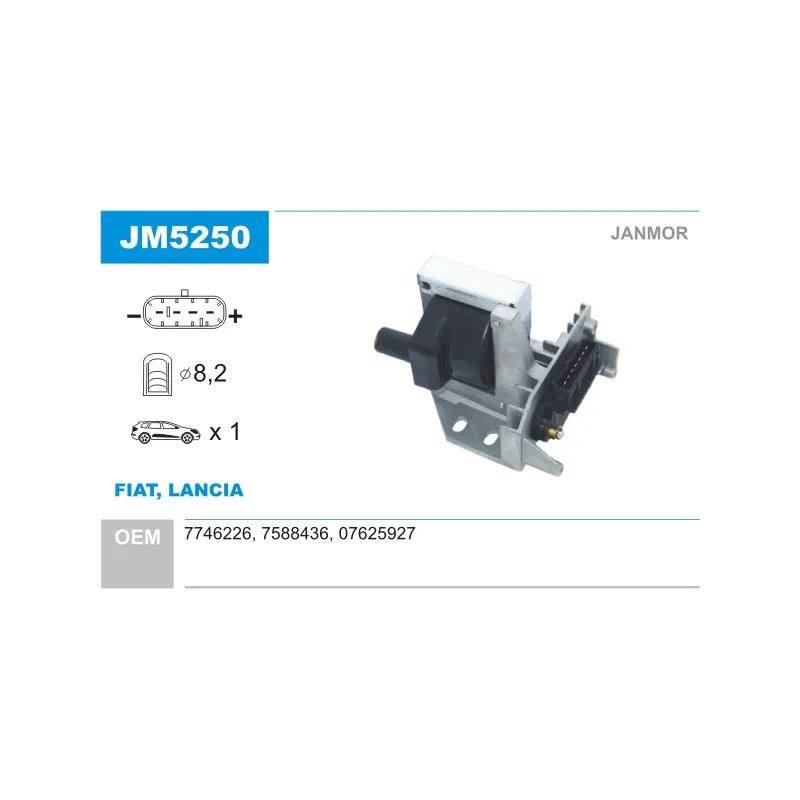 Bobine d'allumage JANMOR JM5250
