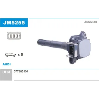 Bobine d'allumage JANMOR JM5255