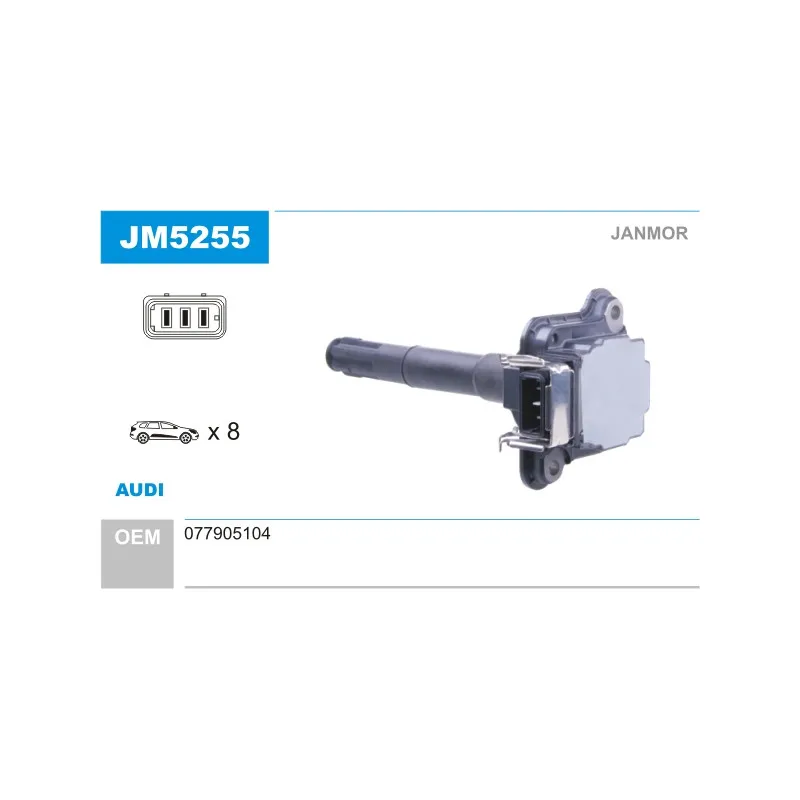Bobine d'allumage JANMOR JM5255