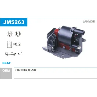 Bobine d'allumage JANMOR JM5263