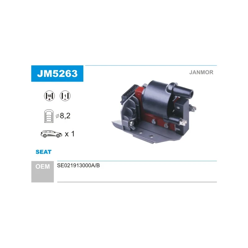 Bobine d'allumage JANMOR JM5263