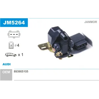 Bobine d'allumage JANMOR JM5264