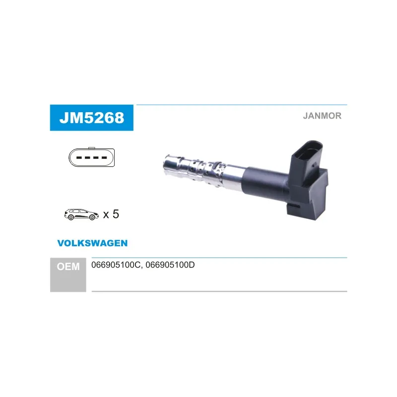 Bobine d'allumage JANMOR JM5268