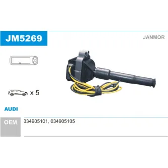 Bobine d'allumage JANMOR JM5269