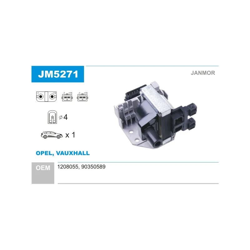 Bobine d'allumage JANMOR JM5271