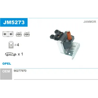 Bobine d'allumage JANMOR JM5273