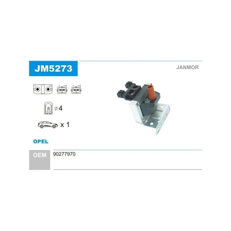 Bobine d'allumage JANMOR JM5273