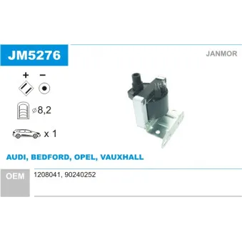Bobine d'allumage JANMOR JM5276