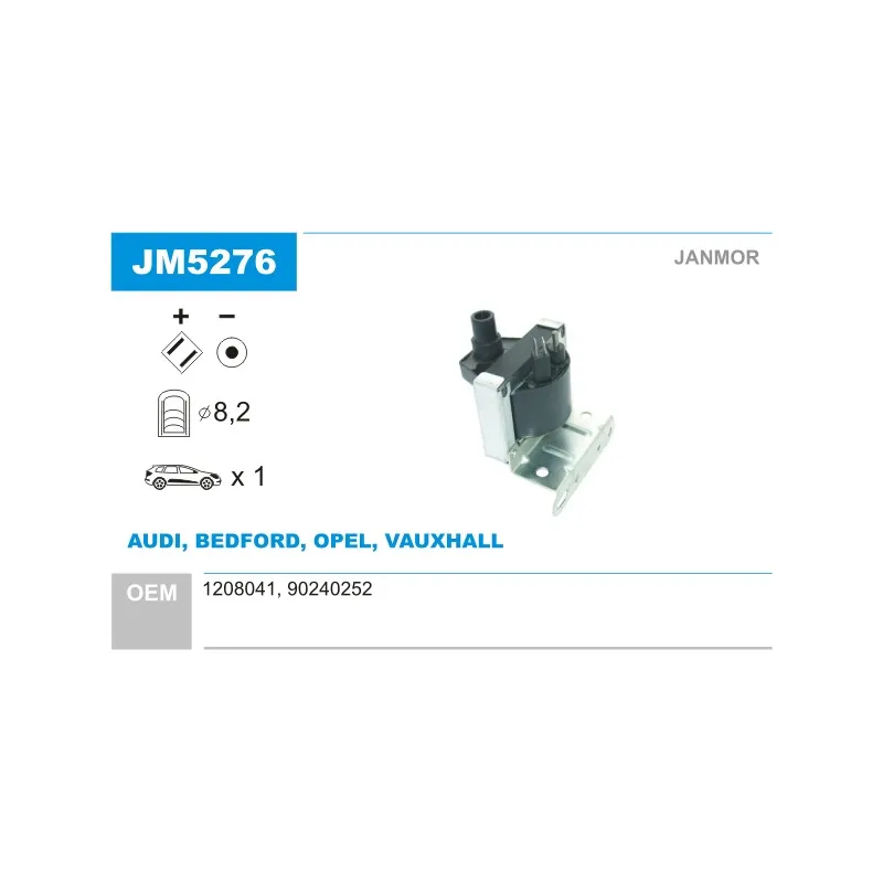 Bobine d'allumage JANMOR JM5276