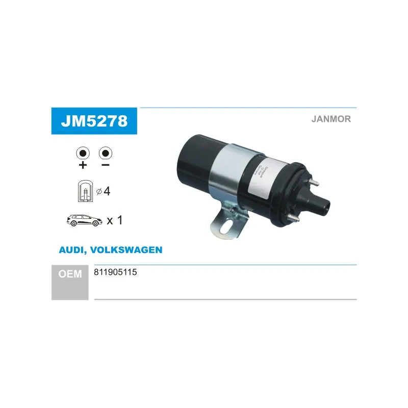 Bobine d'allumage JANMOR JM5278