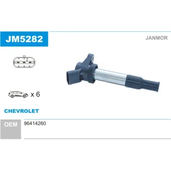 Bobine d'allumage JANMOR JM5282