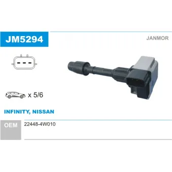 Bobine d'allumage JANMOR JM5294