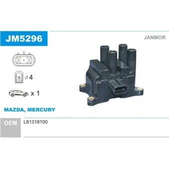 Bobine d'allumage JANMOR JM5296