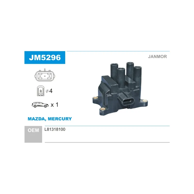 Bobine d'allumage JANMOR JM5296
