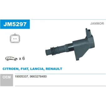 Bobine d'allumage JANMOR JM5297