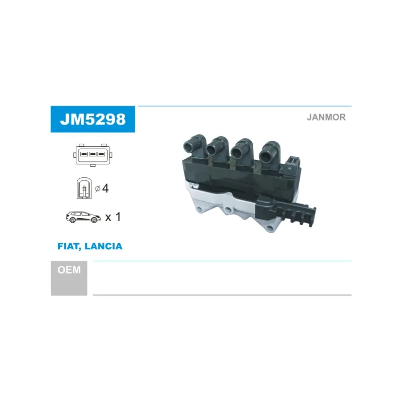 Bobine d'allumage JANMOR JM5298