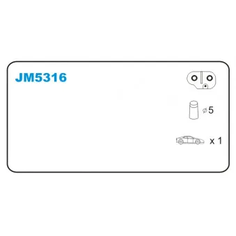 Bobine d'allumage JANMOR JM5316