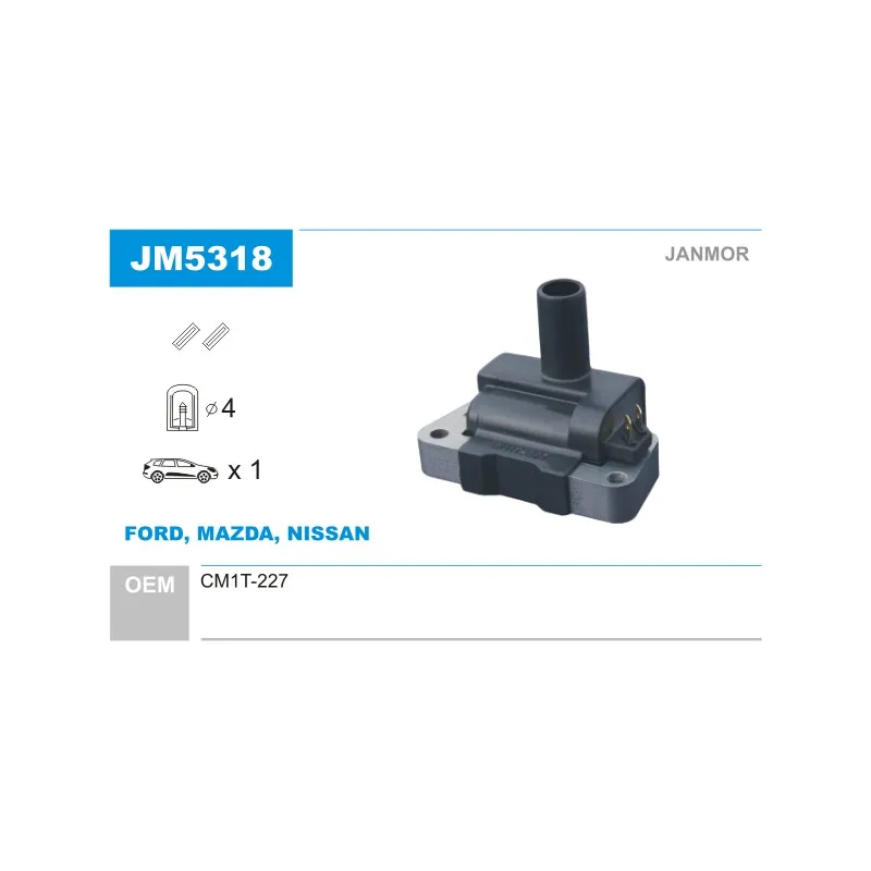 Bobine d'allumage JANMOR JM5318