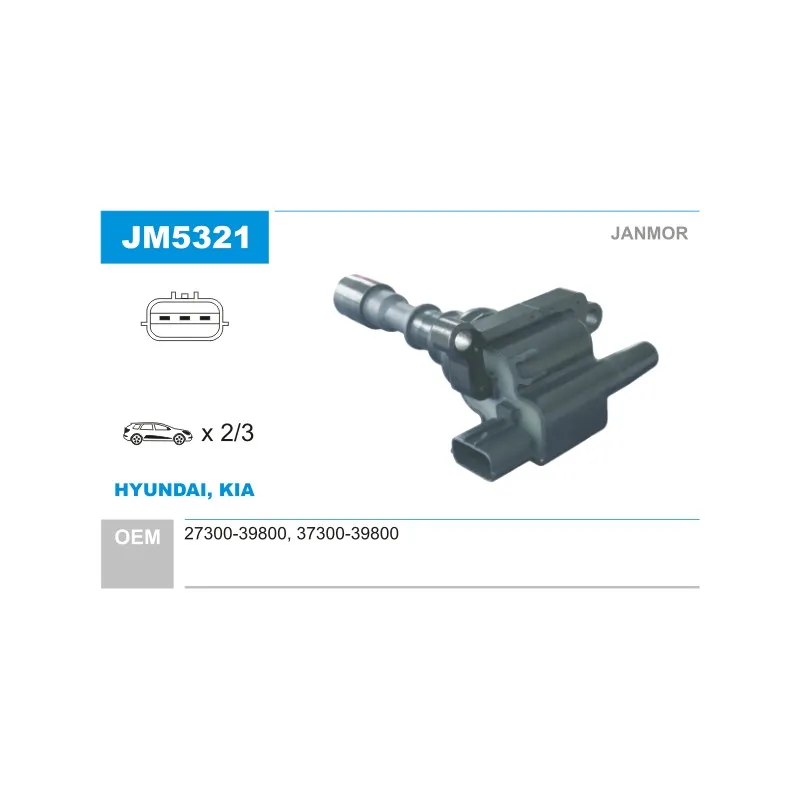 Bobine d'allumage JANMOR JM5321
