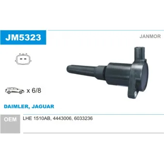 Bobine d'allumage JANMOR JM5323