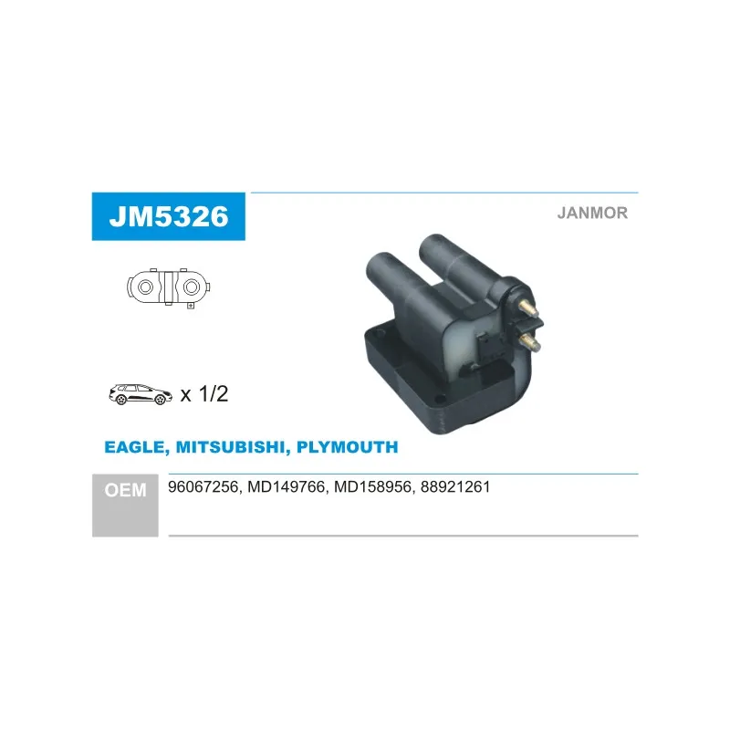 Bobine d'allumage JANMOR JM5326