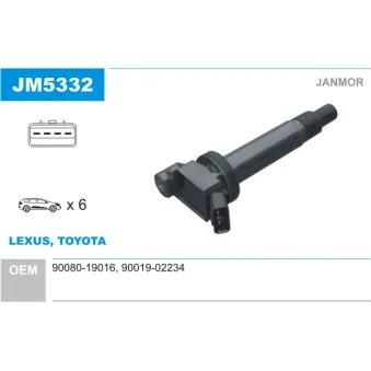 Bobine d'allumage JANMOR JM5332