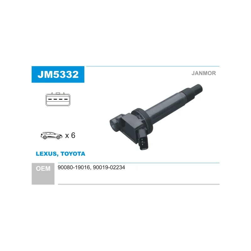 Bobine d'allumage JANMOR JM5332