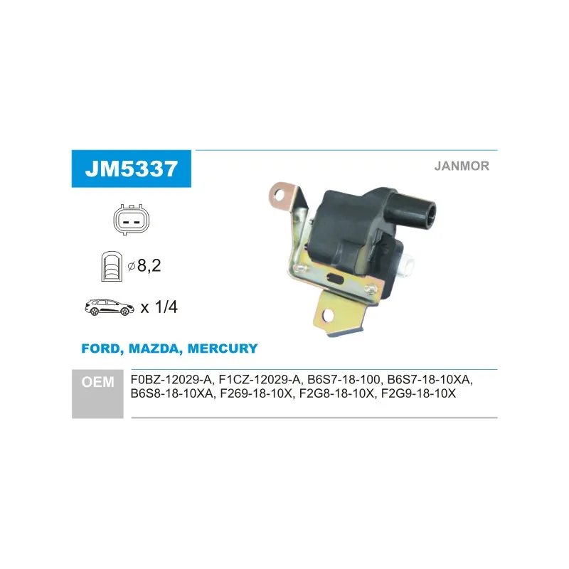 Bobine d'allumage JANMOR JM5337