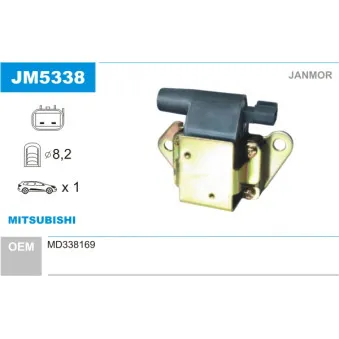 Bobine d'allumage JANMOR JM5338
