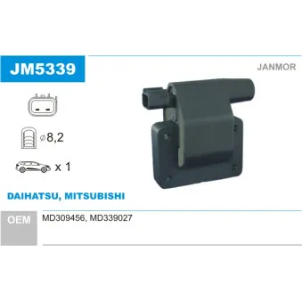 Bobine d'allumage JANMOR JM5339