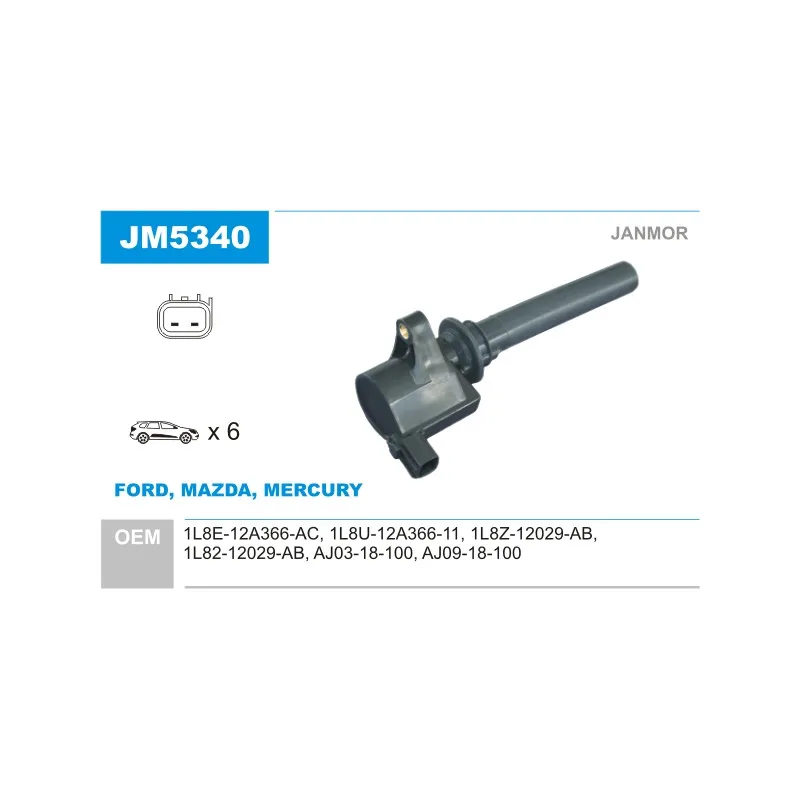 Bobine d'allumage JANMOR JM5340