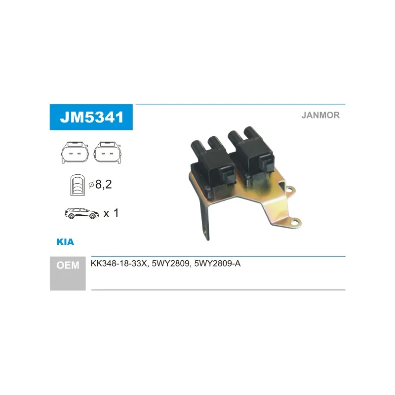 Bobine d'allumage JANMOR JM5341