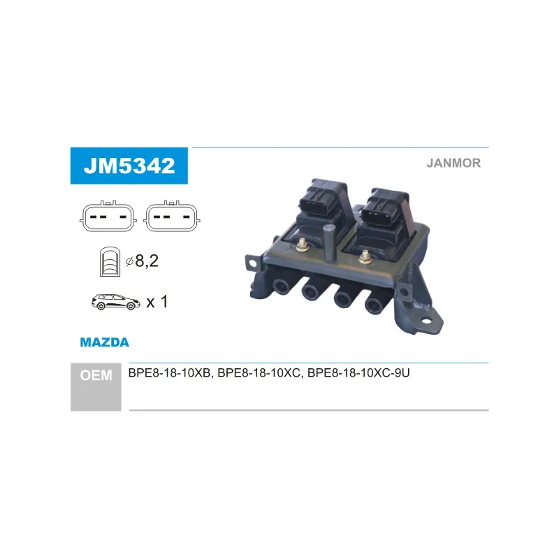 Bobine d'allumage JANMOR JM5342