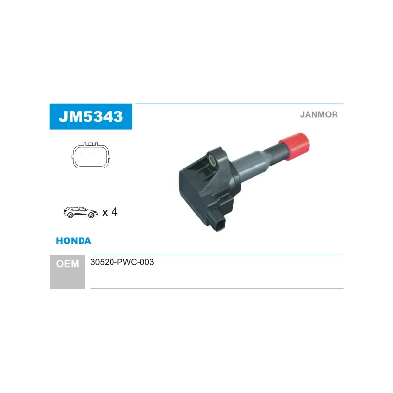 Bobine d'allumage JANMOR JM5343