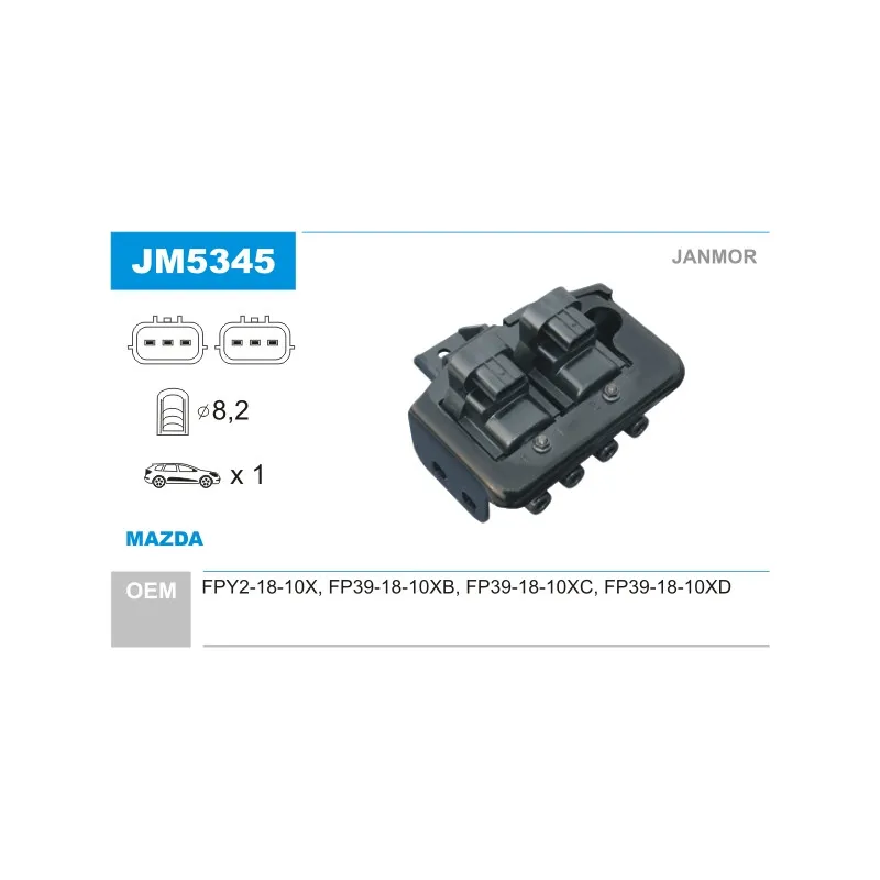 Bobine d'allumage JANMOR JM5345