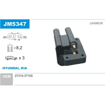 Bobine d'allumage JANMOR JM5347