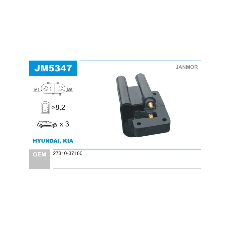 Bobine d'allumage JANMOR JM5347